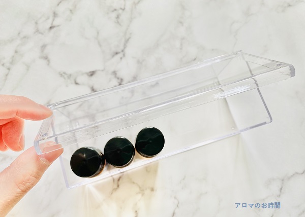 CLEAR CASE WITH LID（蓋つきクリアケース）